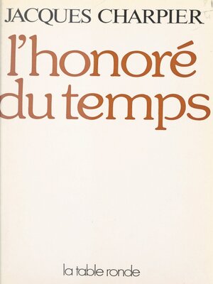 cover image of L'honoré du temps